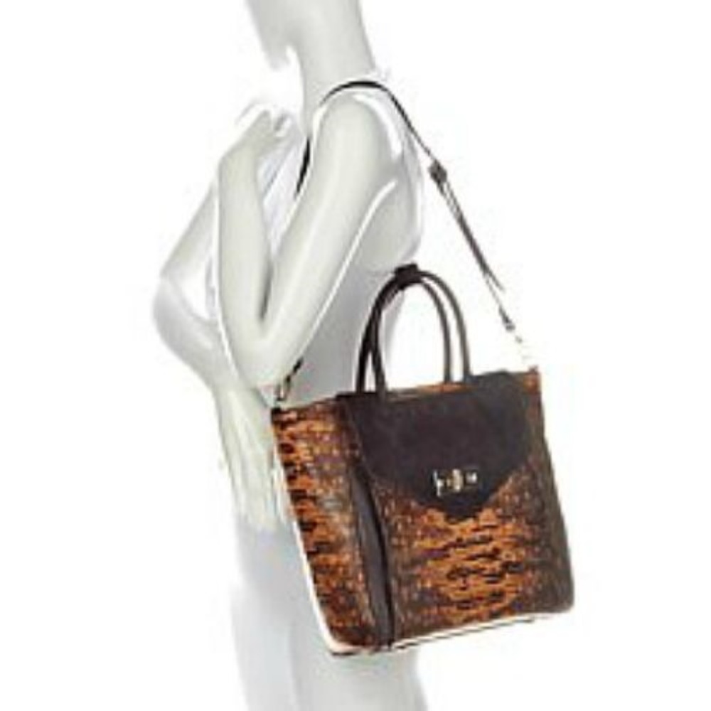 Sharif 4-in-1 Leather/Haircalf Convertable Handbag